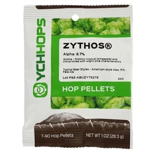 Zythos Hop Pellets 1 oz for Home Brew Beer Making