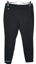Classic Black Pinstripe Women's Dress Pants