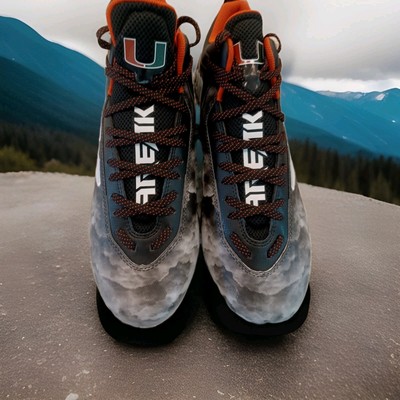 Adidas Freak Miami Hurricanes Team Issue Player Football Cleats Men\'s 9 1/2 NEW Adidas Team Issue Miami Hurricanes Freak 23 RFS – Ballershoe.com main image 4