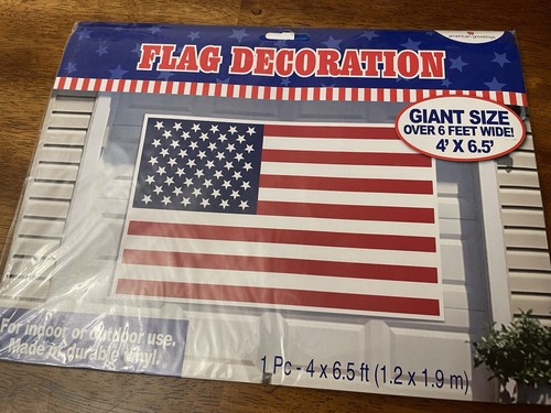 United States of America Vinyl Banner 4 Ft X 6.5 Ft New