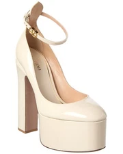 Valentino Tan-Go 155 Patent Platform Pump Women's
