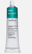 DOW CORNING DuPont Molykote 55 O-Ring Silicone Grease Lubricant 5.3oz 150g Tube