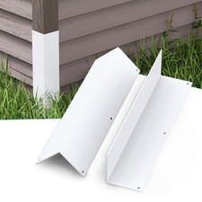 Aluminum Alloy Siding Corners, 15.8" x 3.4", 2 Pcs Siding Corner Protectors w...