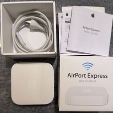 Apple MC414LL/A AirPort Express Base Station Wireless Router - White, tested
