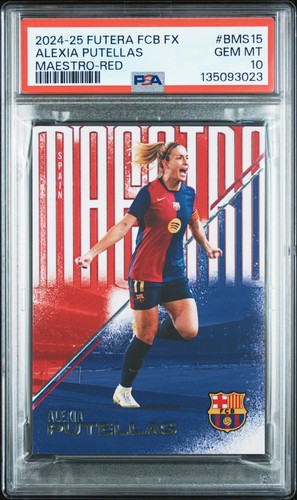 2024-25 Futera Fc Barcelona Fx Maestro #BMS15 Alexia Putellas Maestro-Red PSA 10
