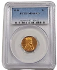 1936 1C LINCOLN WHEAT PCGS MS66RD