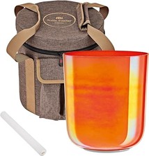 Meinl Sonic Energy Essence Crystal Singing Bowl 6.7 C Note Root Chakra with Bag