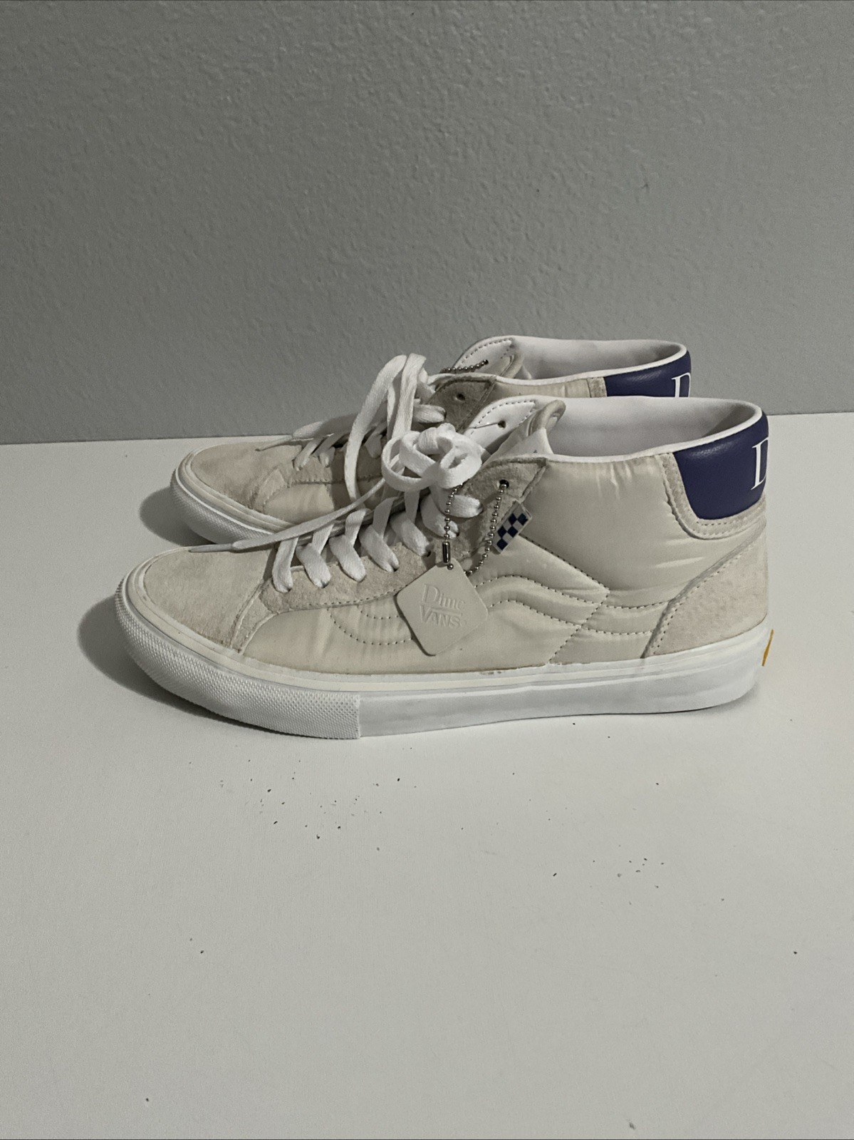 Patín para hombre Dime X Vans Mid Skool Ltd blanco roto talla 8,5