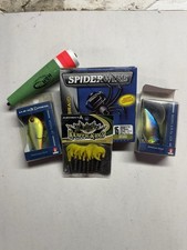 Spider Wire Green Crankbait Blue Crankbait