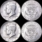 2017 P&D Kennedy Half Dollars NIFC CN-Clad Uncirculated from Bank rolls 2 coins