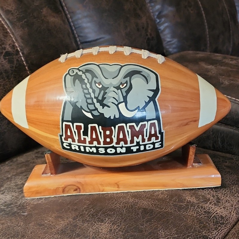 Alabama Crimson Tide 2012 NCAA Championship Football Display Ball Brown White