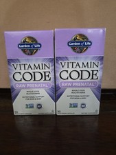2 Off Garden of Life Code Raw Prenatal Multivitamin 90 Vegan Capsules: 04/2026