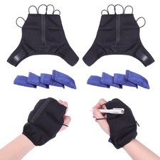 Adjustable Weighted Gloves for Hand Tremors, Stability, and Improved Mobility