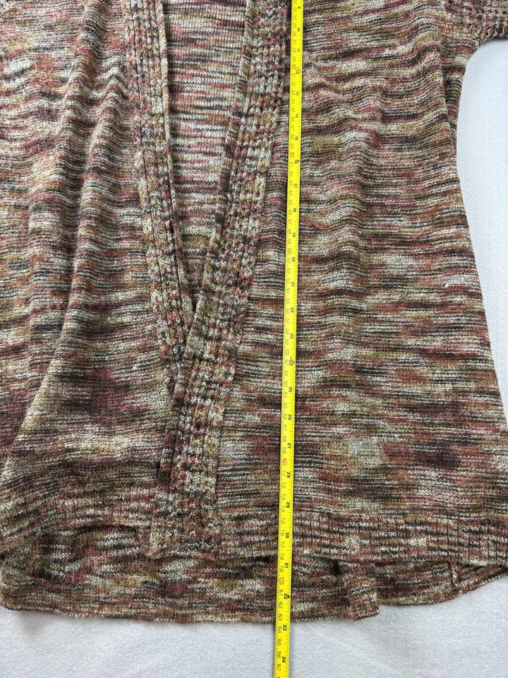 Suéter Relativity Mujer XL Frente Abierto Cárdigan Tejido Acrílico Mezcla Acogedor Pullove Foto 4 de 4