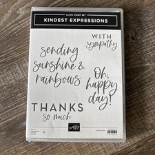 Stampin' Up Kindest Expressions Stamp Set Brand New