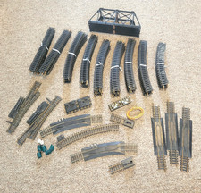 HO Scale Train Track Lot Over 100 Curved Straight Turnouts Mix