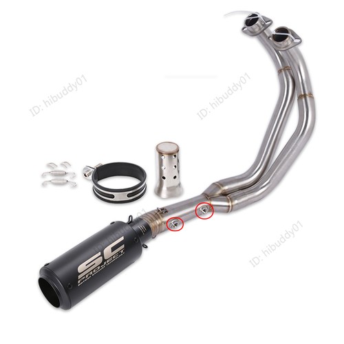For Yamaha YZF R7 MT-07 2025 2026 Complete Exhaust System Header Muffler Pipe