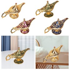 Wishing Tale Lamps Tabletop Centerpiece Carved Carved Tea Pot for Bedroom Office