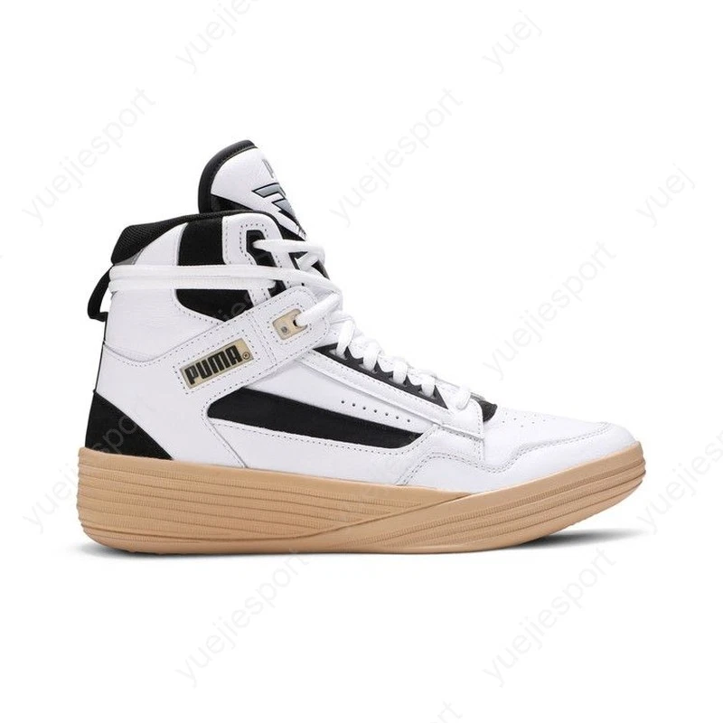 Kyle Kuzma x RHUDE x Puma Clyde All-Pro Mid White for sale  display picture 2