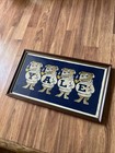 Vintage Yale Handsome Dan Smoking Pipe Felt Banner Pennant