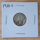 1928-S Mercury Dime San Francisco Silver 10C US Coin Circulated