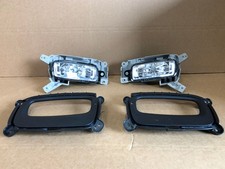 Front Fog Lights & Bezels Trim Passenger Driv...