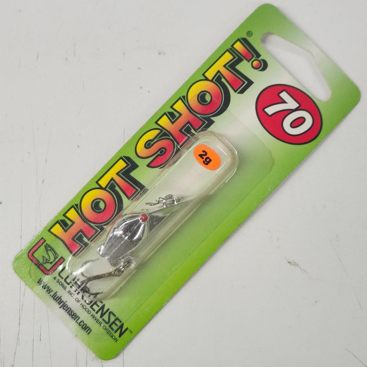 Leurre Hot Shot 70 Luhr Jensen – Black Scale, Nageur Plongeur Pour Tous Poissons