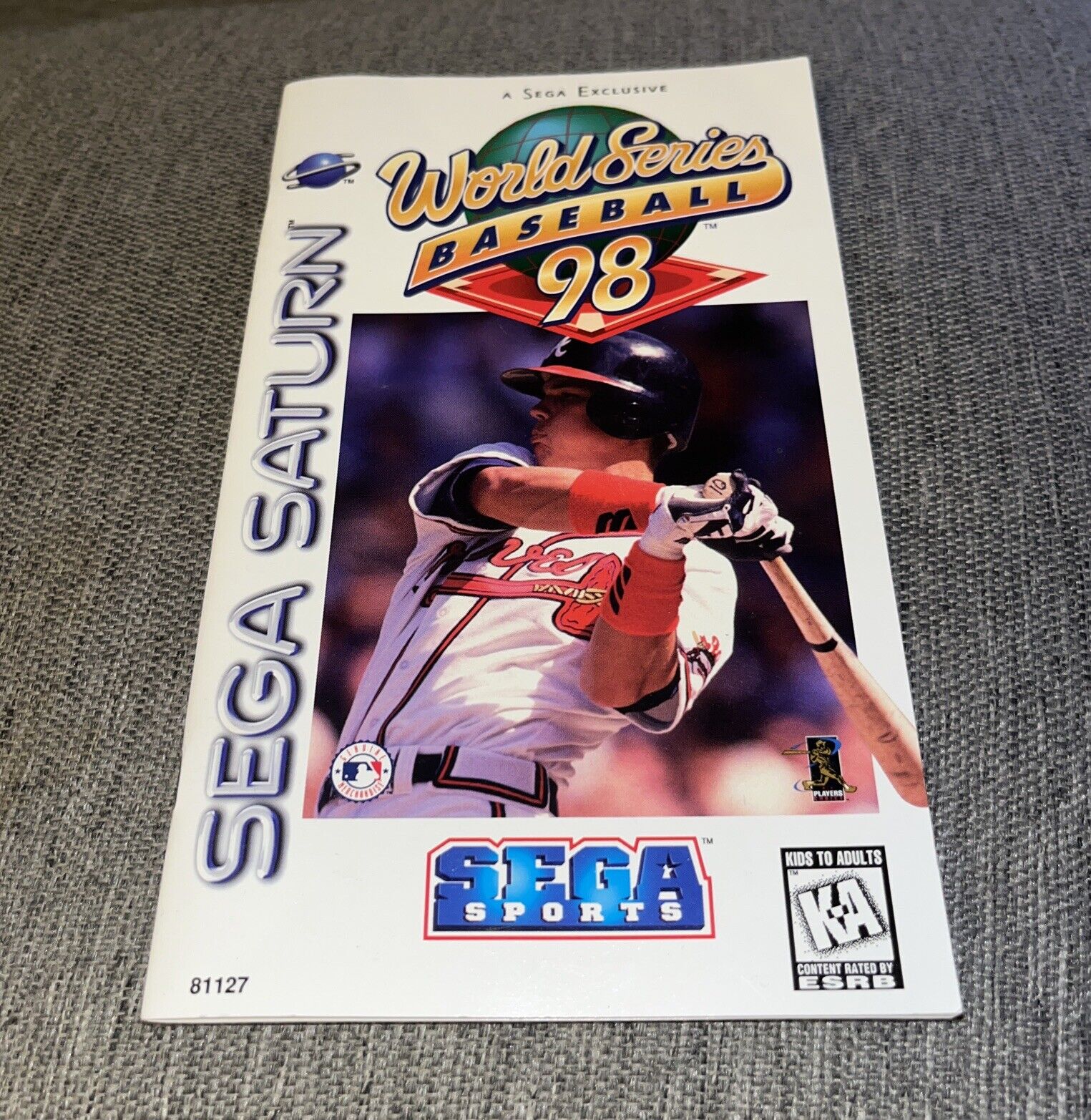 World Series Baseball 98 (Sega Saturn, 1997)  Manual Only