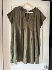 Universal Thread Target Linen Blend Mini Shift Dress in Olive Size XL