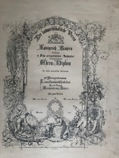 Kunstdruck Sagstätter Blanko LandwirtschaftlVerein München Ehren-Diplom 1886