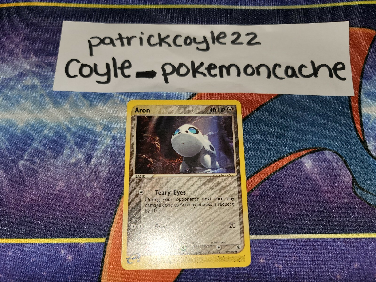 Aron Common EX Ruby and Sapphire 49/109 NM