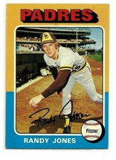 1975 Topps #248 Randy Jones EX Indent San Diego Padres Baseball Card