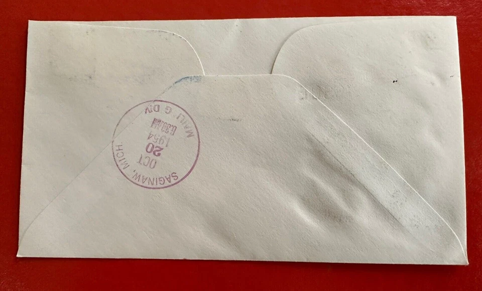 20 Cent Special Delivery Sc #E20 First Day Issue Cover FDC + Liberty 1035 (1954) - Image 3 of 3