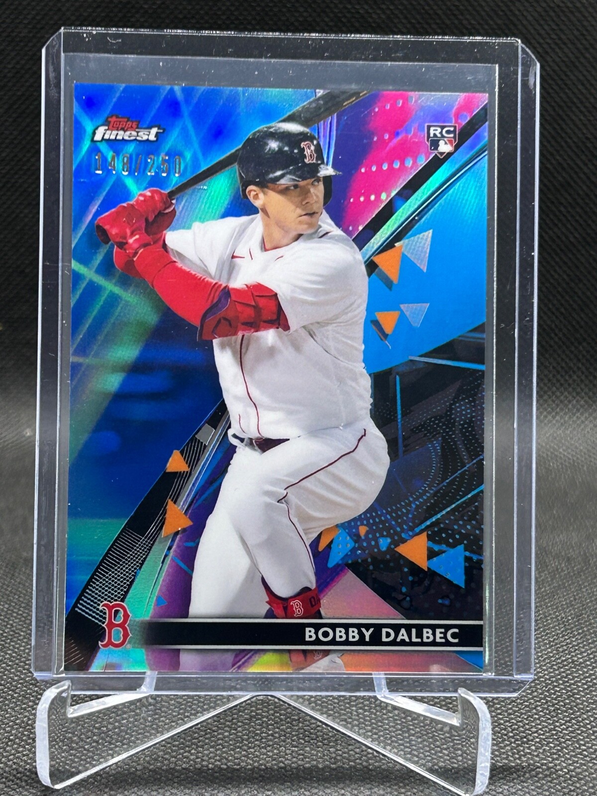 Bobby Dalbec 2021 Topps Finest RC PURPLE/AQUA Vapor 148/250 Rookie Card #92