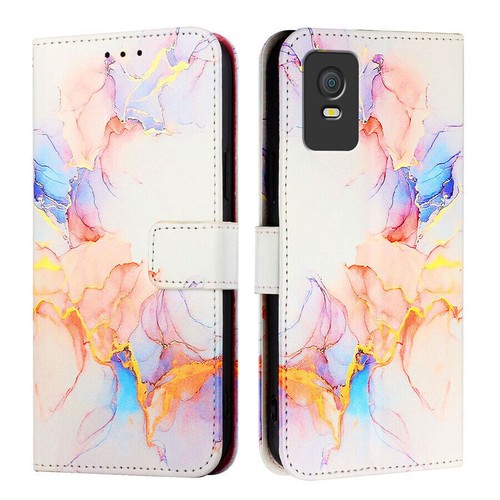 Paint Marble Wallet Phone Case for TCL 505 502 501 303 403 20R 40 SE T Mobile 7 - 第 16/18 張圖片