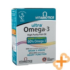 VITABIOTICS ULTRA OMEGA-3 60 Capsule Integratore Funzione Cerebrale Cuore