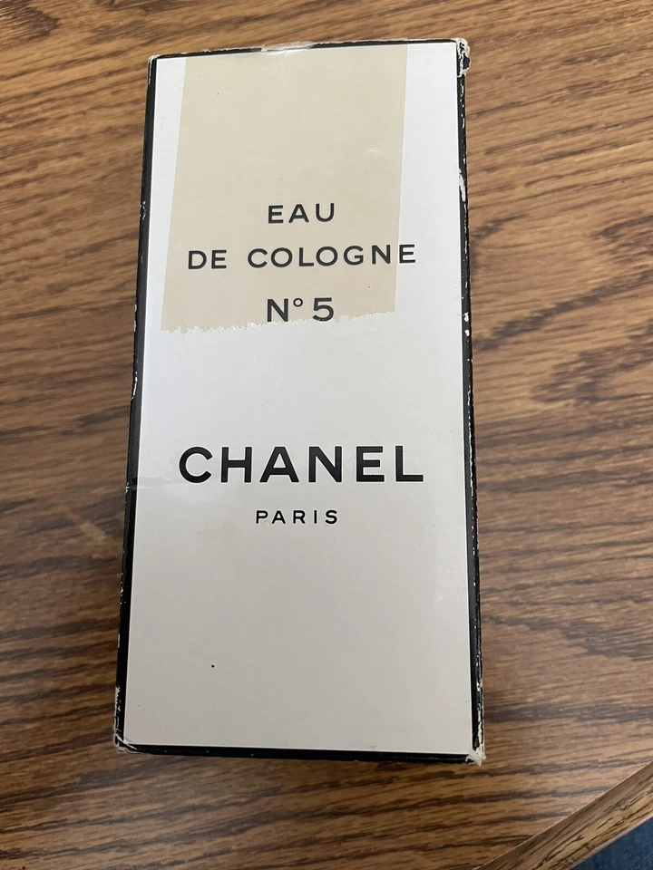 Новый в коробке редкий одеколон CHANEL N°5 75° золотая печать 8 унций - Изображение 3 из 4