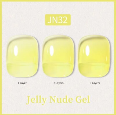 NEU BORN PRETTY Nagel Art Gellack Color Gel Soak Off UV & LED 10ml Jelly Nude