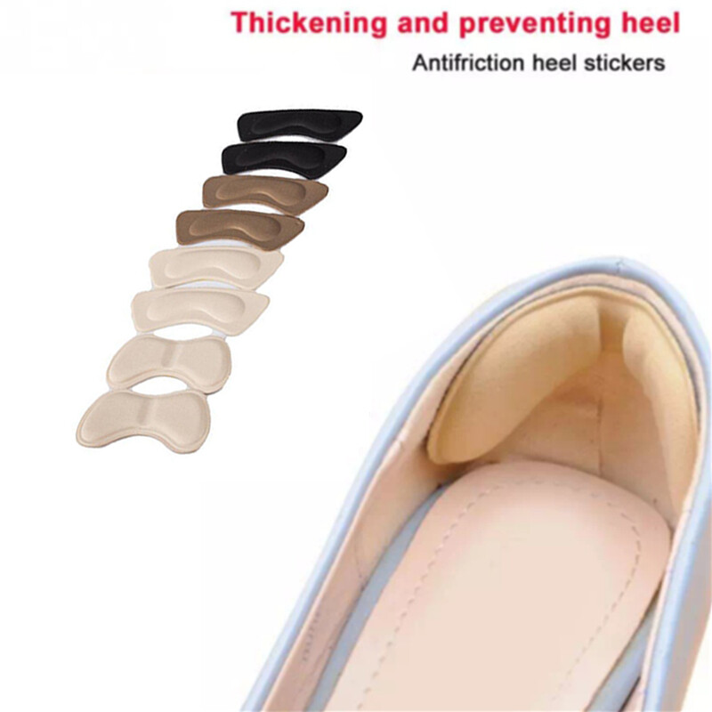 Hotop 6 Pairs Heel Stickers Grips Liner Heel Cushion Pads Inserts fo