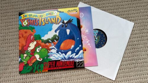 Super Mario World 2 Yoshi's Island SNES Vinyl Record VGM Not Moonshake 2D