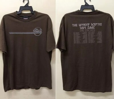 The Strokes Band Tour Shirt Retro Style Dark Chocolate Unisex T