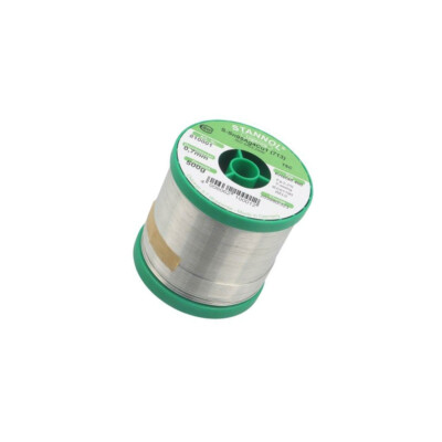Fil à Souder Stannol HS10 - Étain 0,5 Mm - Composition Sn95,5Ag3,8Cu0,7 - 100g - Neuf Allemand