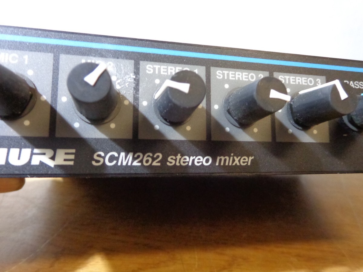 Shure SCM262 2-Channel Microphone Mixer SCM-262 | eBay