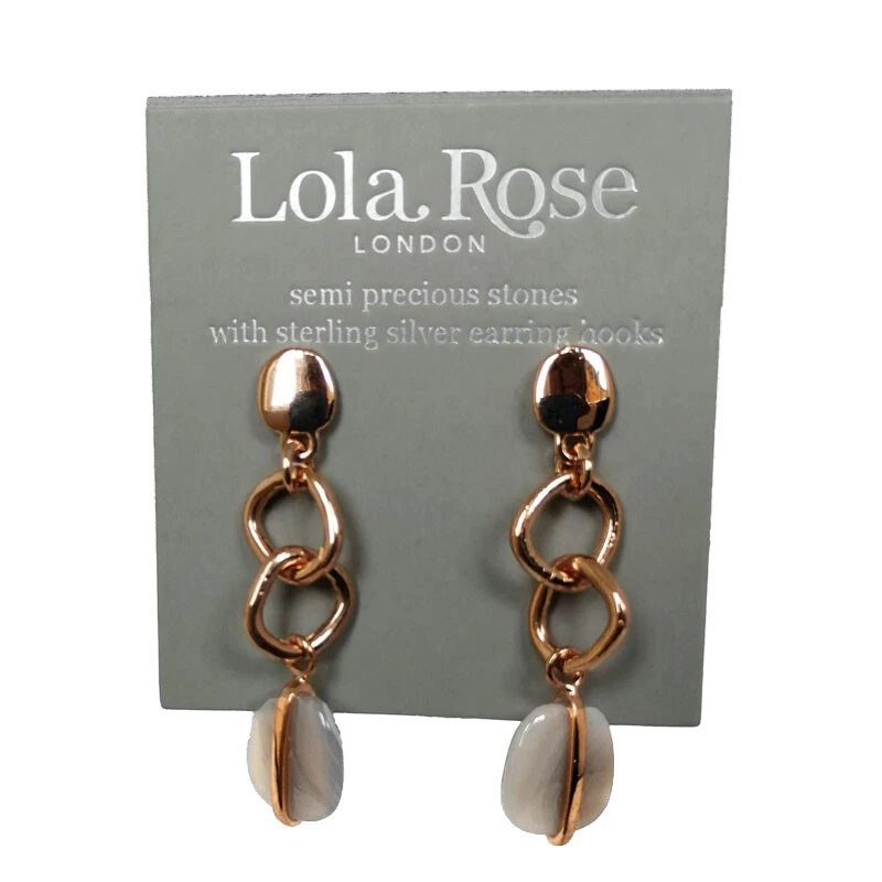 Lola Rose Kimi Earrings Blue Sandstone