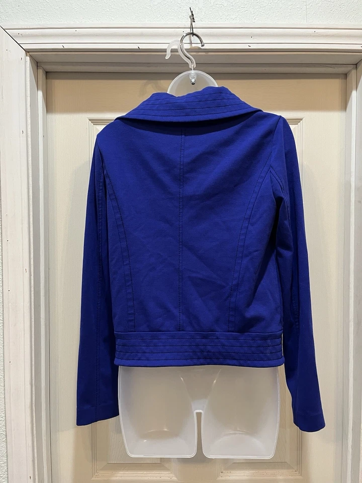 Worthington moto jacket - size small - blue - Image 2 of 4