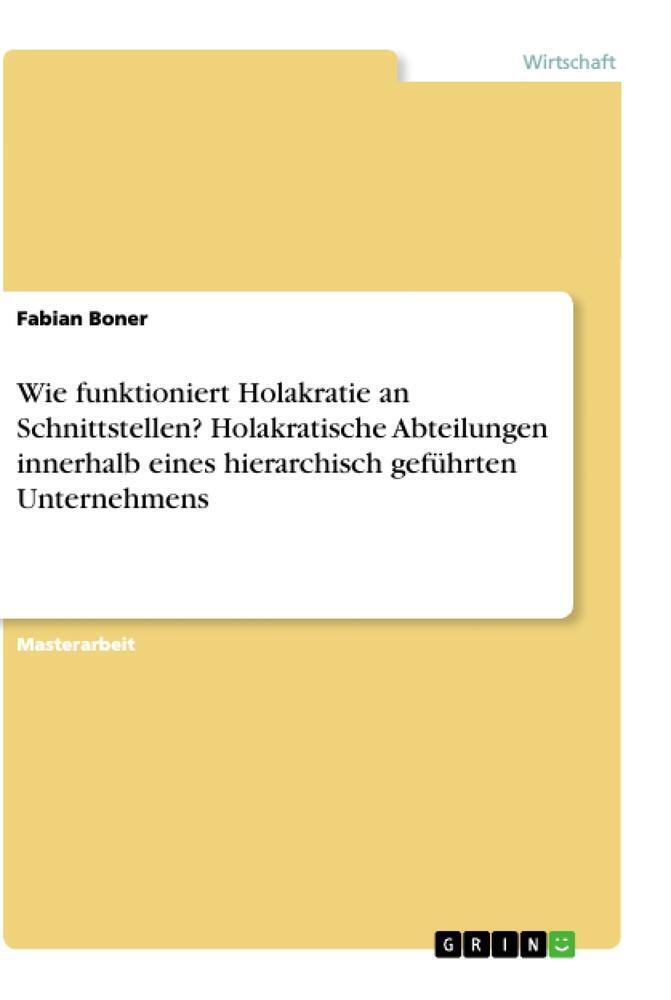 Fabian Boner | Wie Funktioniert Holakratie An Schnittstellen?