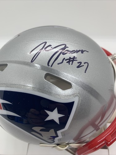 J.C. JACKSON Signed New England Patriots Mini Speed Helmet! PSA COA! - Picture 4 of 7