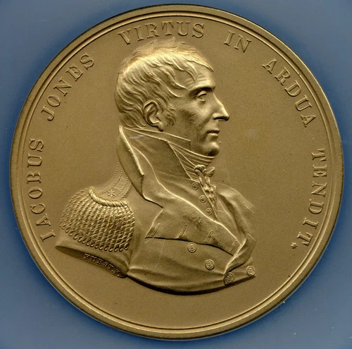 1880-1898 U.S. Navy, Capt. Jacob Jones, US Mint, Medal, NGC Certified MS67