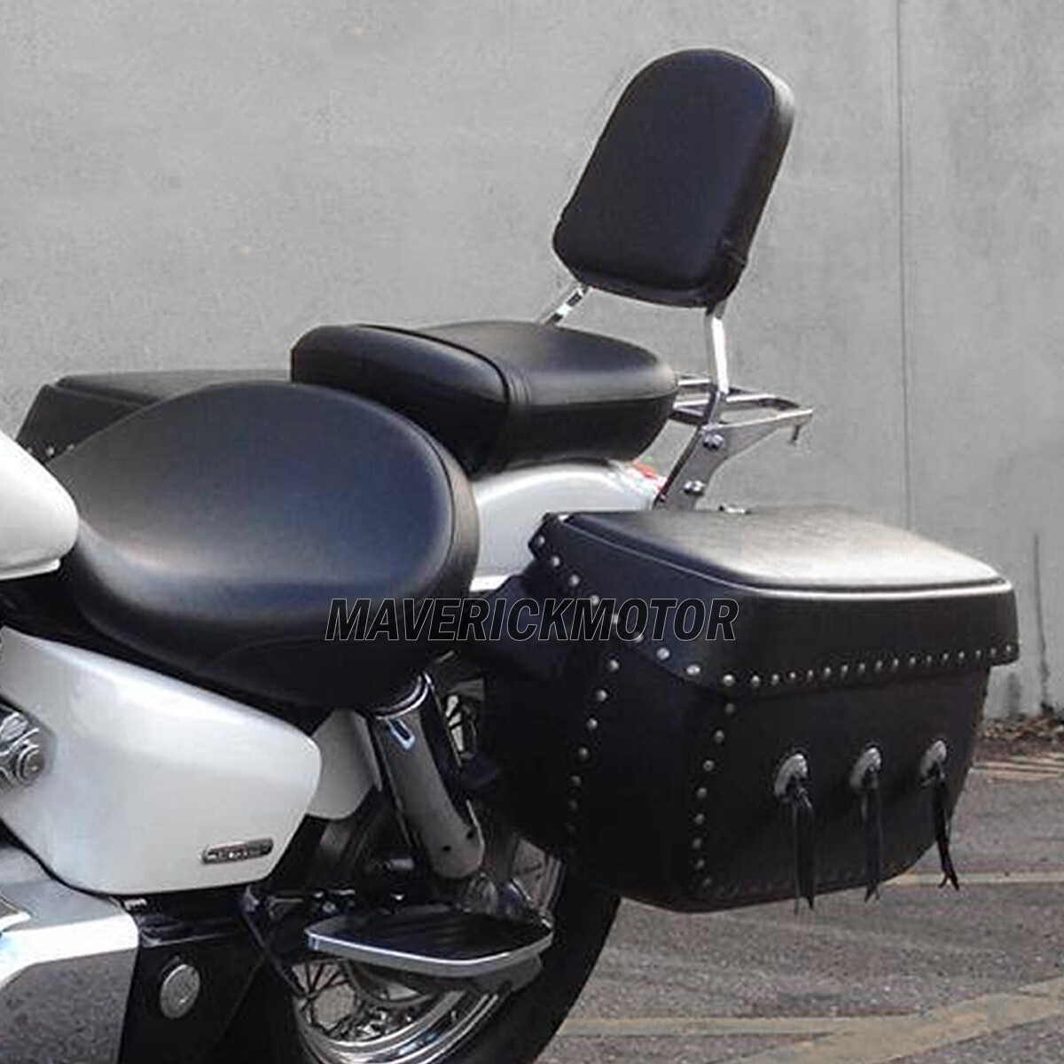 Backrest Sissy Bar + Luggage Rack Fit For Honda Shadow Aero 750