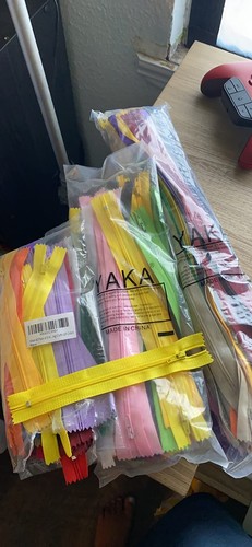 60 Pack of 12 Inches Mix Nylon Coil Zippers Bulk - Supplies Zippers (20 Color) - Picture 8 of 8